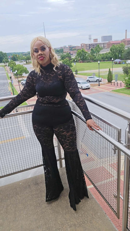 Midnight Muse Lace Set
