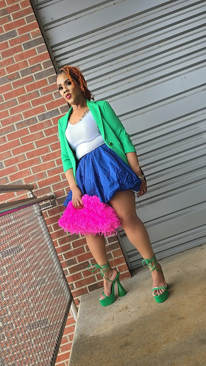 Color Me Bold Bubble Skirt