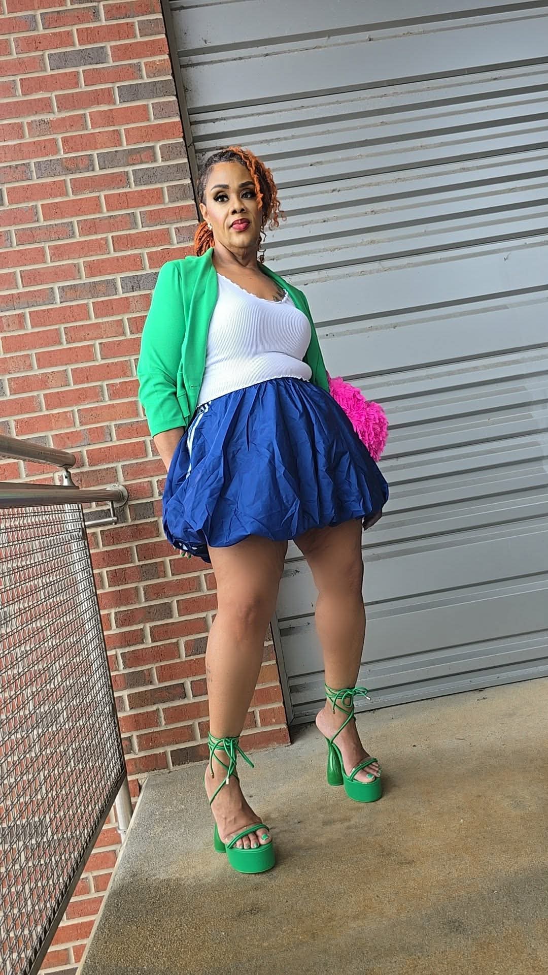 Color Me Bold Bubble Skirt