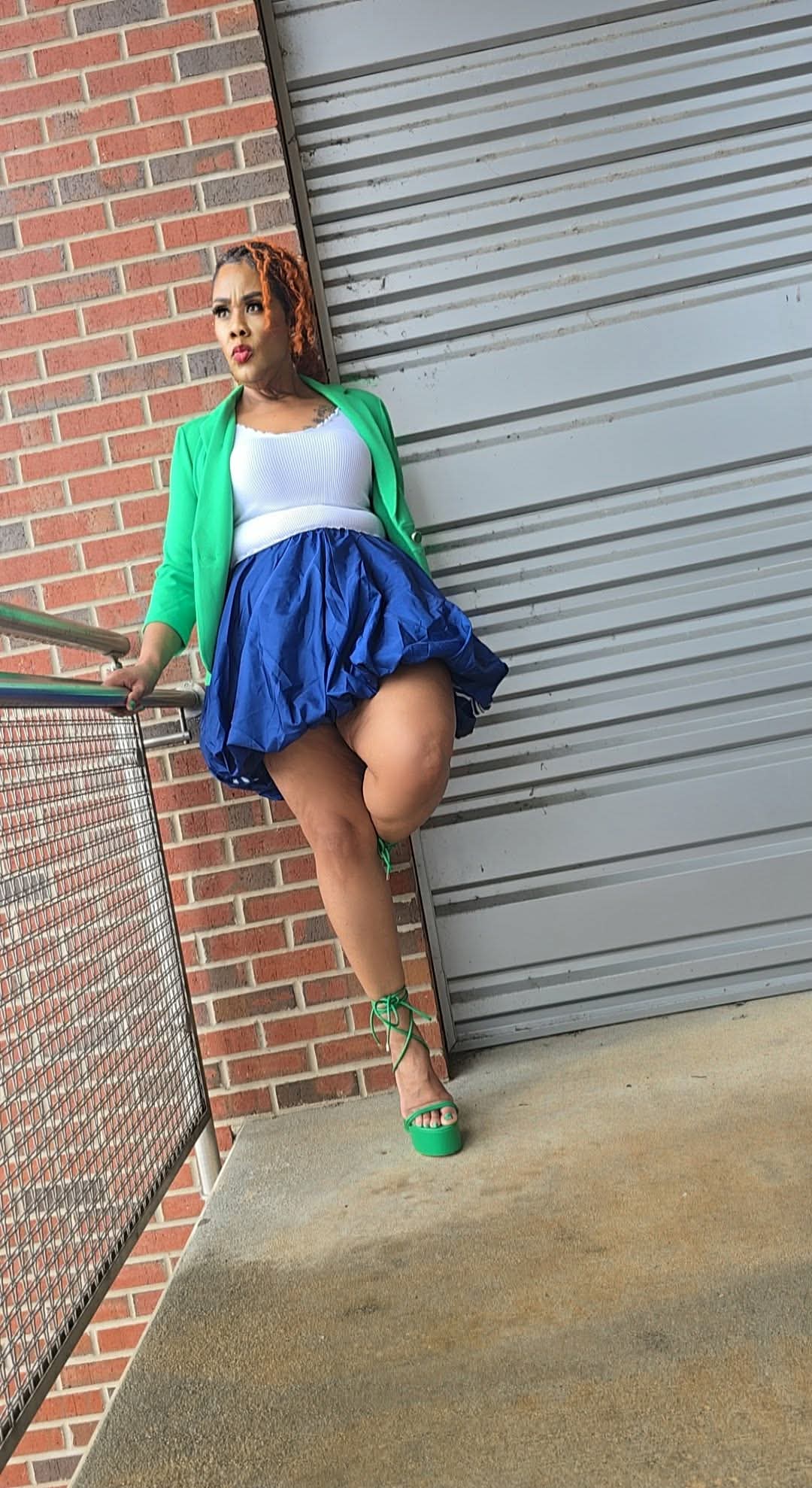 Color Me Bold Bubble Skirt