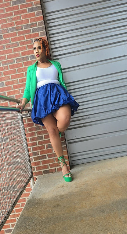 Color Me Bold Bubble Skirt