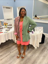 Load image into Gallery viewer, Pink/Green Blazer
